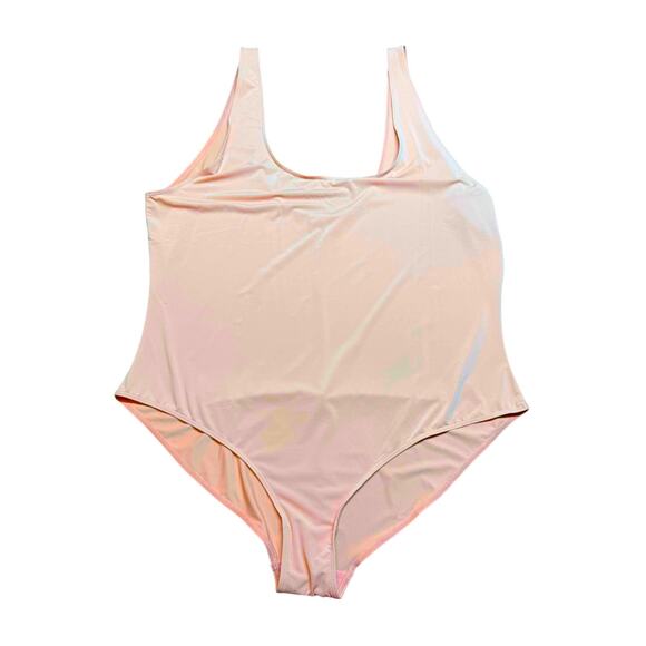 Parade One Piece Swim Suite Light Weight Nude Mauve Size 2xl NWOT - Picture 4 of 7